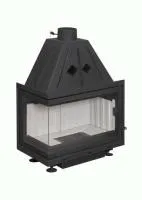 Топка EcoKamin АЛЬФА 700 два стекла левое стекло