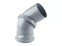 Колено для внутренней канализации 110/50/50х45 левый/правый РосТурПласт