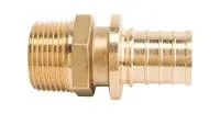 STOUT SFA-0001-002510 Переходник с наружной резьбой 25xR 1 для труб из сшитого полиэтилена аксиальный