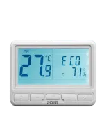 Дополнительный Беспроводной комнатный термостат POER SMART PTС10 для второй зоны.