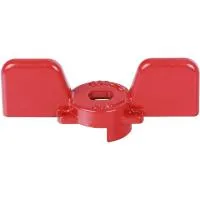 STOUT Ручка-бабочка SVB-BUT-1234-02 для шарового крана STOUT 1/2 -3/4 (Красная)