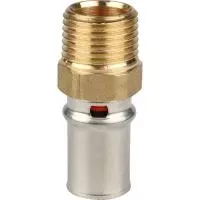 STOUT SFP-0001-001216 Переходник с наружной резьбой для металлопластиковых труб прессовой