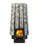 Дровяная банная печь Grill'D Cometa Vega 180 Long Stone Pro (Серпентинит)