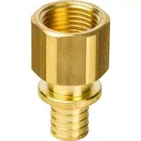 STOUT Переходник SFA-0002-001612 с внутренней резьбой 16xG 1/2 для труб из сшитого полиэтилена аксиальный