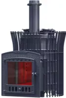 Печь для бани ТехноЛит AVANGARD ЗК 25 (П2) Ураган в сетке Тюльпан