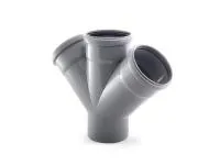 Крестовина для внутренней канализации 110/110/110х45 РосТурПласт